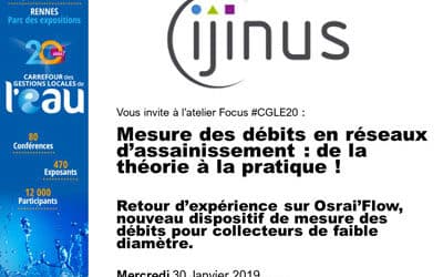 Découvrez au #CGLE20 les produits issus du projet R&D OSRAI porté par Ijinus !