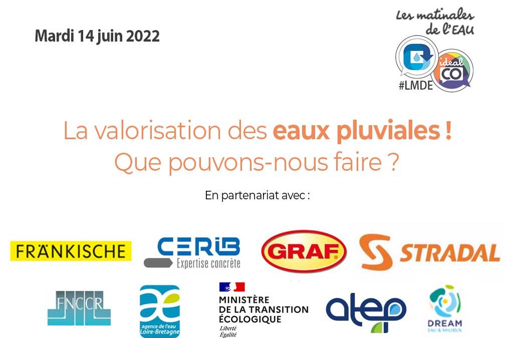 Ce qu’il faut retenir de la #LMDE 7 : La valorisation des eaux pluviales ! Que pouvons-nous faire ?