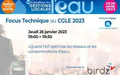 Focus Technique – Quand l’IoT optimise les réseaux et les consommations d’eau.