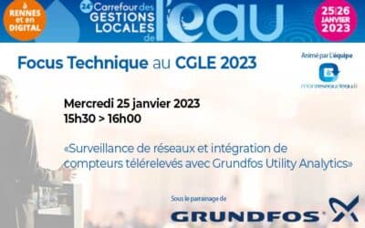 Focus Technique : Surveillance de réseaux et intégration de compteurs télérelevés avec Grundfos Utility Analytics