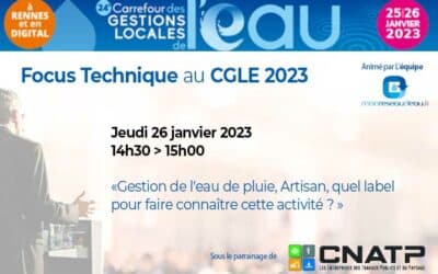 Focus Technique  : Gestion de l’eau de pluie, Artisan, quel label pour faire connaitre cette activité ?