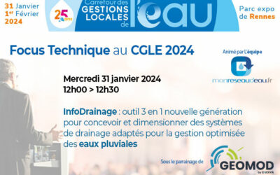 Focus technique : InfoDrainage : outil 3 en 1 nouvelle génération pour concevoir et dimensionner des systèmes de drainage adaptés pour la gestion optimisée des eaux pluviales