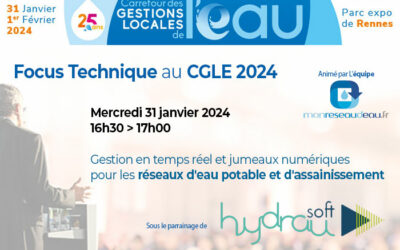 Focus technique : Gestion en temps réel et jumeaux numériques pour les réseaux d’eau potable et d’assainissement