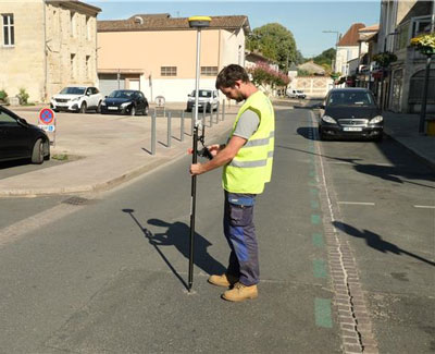 Géolocalisation vonRoll Hydro - Géoréférencement par relève GNSS