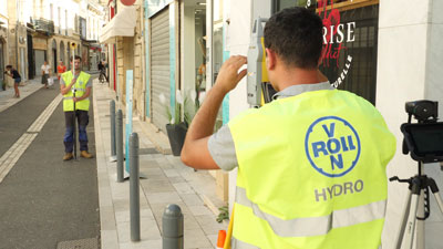 Géolocalisation vonRoll Hydro - Géoréférencement par relève par station totale