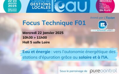 Focus technique : Eau et énergie : vers l’autonomie énergétique des stations d’épuration grâce au solaire et à l’IA