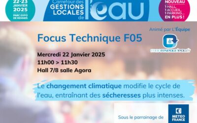 Focus technique : Gestion de la ressource en eau : quel outils pour décider et s’adapter ?