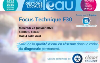 Focus technique : Suivi de la qualité d’eau en réseaux dans le cadre du diagnostic permanent