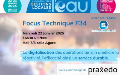 Focus technique : Comment la digitalisation des opérations terrain permet d’assurer une continuité de service efficace pour les acteurs de l’eau ?