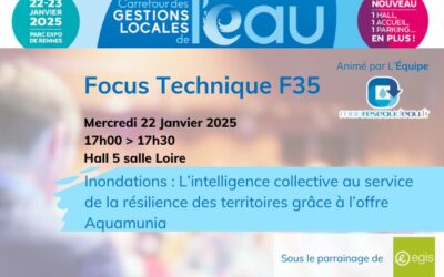 Focus Technique : Inondations > L’intelligence collective au service de la résilience des territoires grâce à l’offre Aquamunia